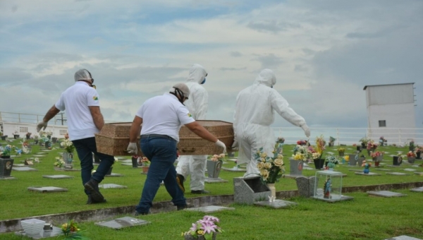 Número de mortos no Acre pela covid-19 chegou a 1.343 neste domingo
